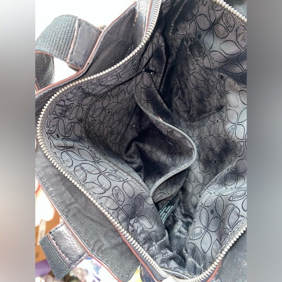 Fossil Brown Leather Shoulder Bag - Picture 8 of 10